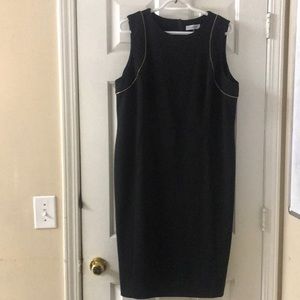 Calvin Klein sheath black dress size 14